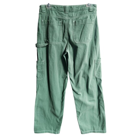 Garage Dani Carpenter Mid Rise Cotton Cargo Pants Trekking Green Size 5 - Picture 6 of 16